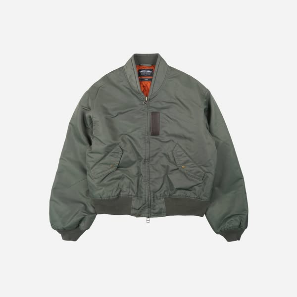 Nylon Flight Jacket - Olive
