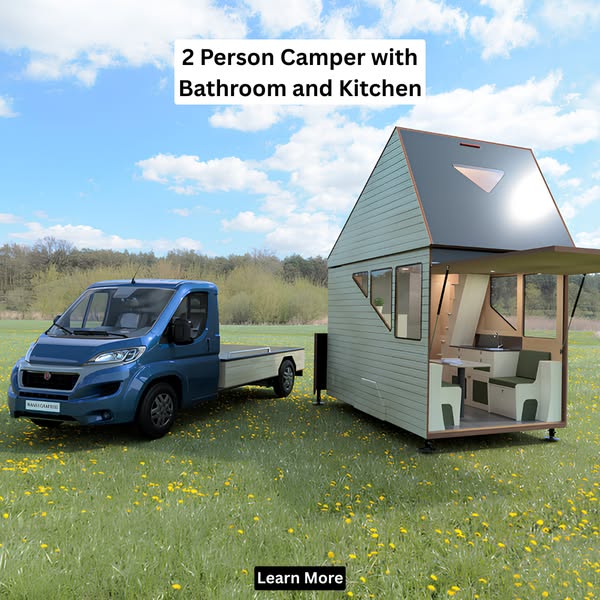 2 Person Camper With Bathroom And Kitchen