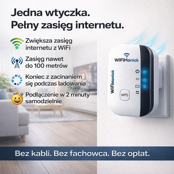 Anúncio de Wifimaniak.pl
