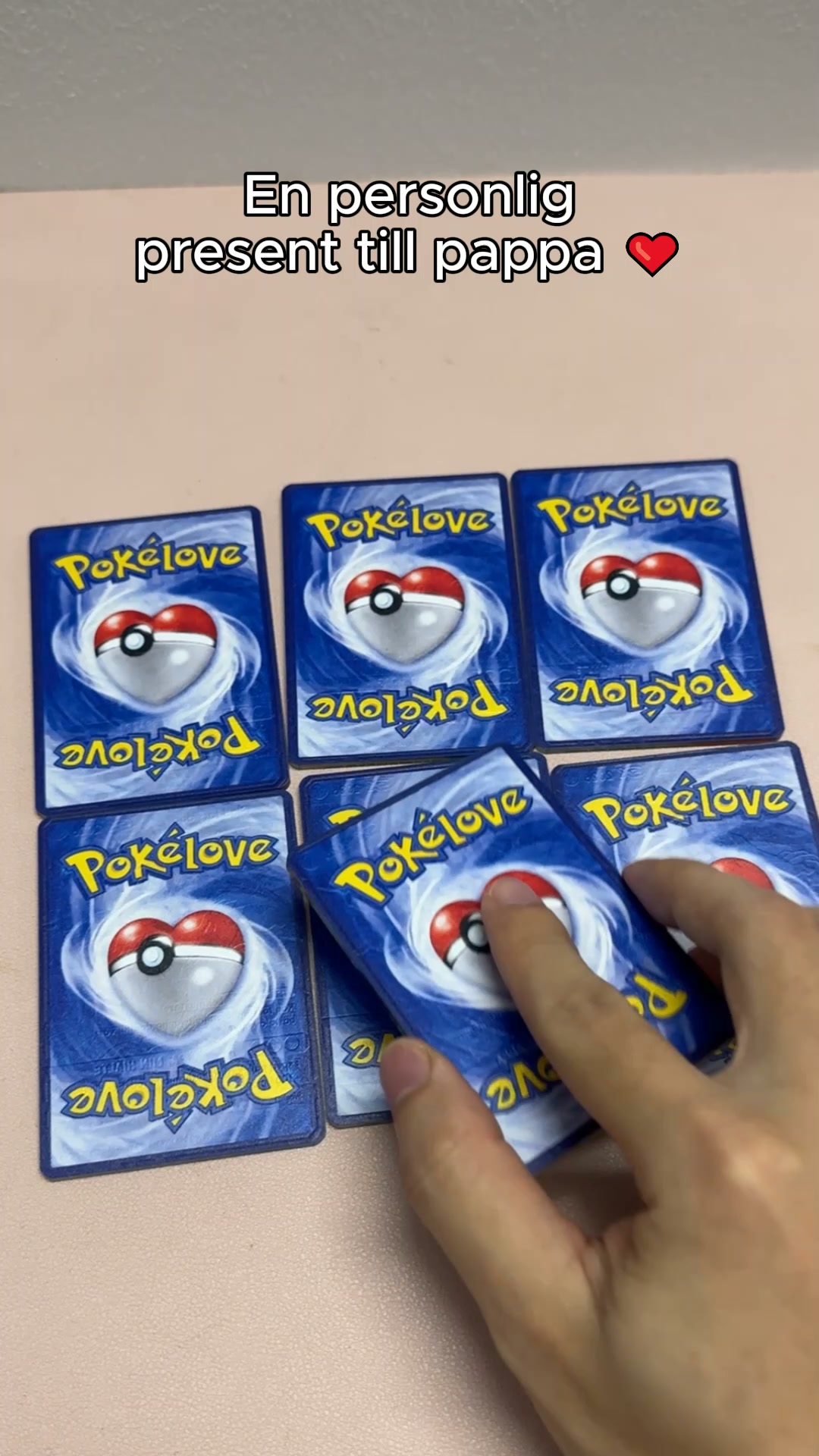 Personligt Pokémon-kort till pappa