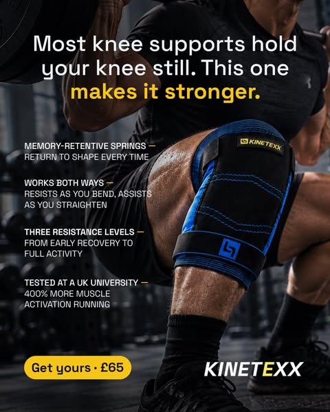 The knee support that strengthens, not just supports.