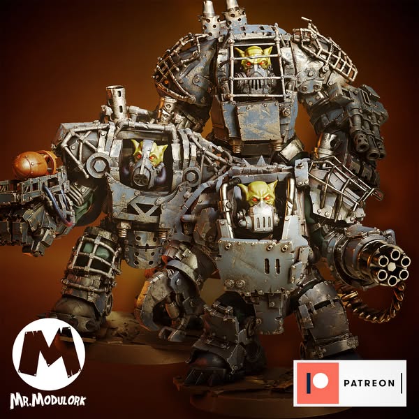 MrModulork — creating Digital Orc Miniatures for 3d Printing