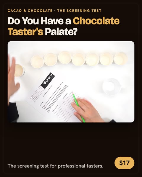 The Test That Screens Tasters