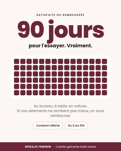 Garde ta gaine. Prends du dessert.