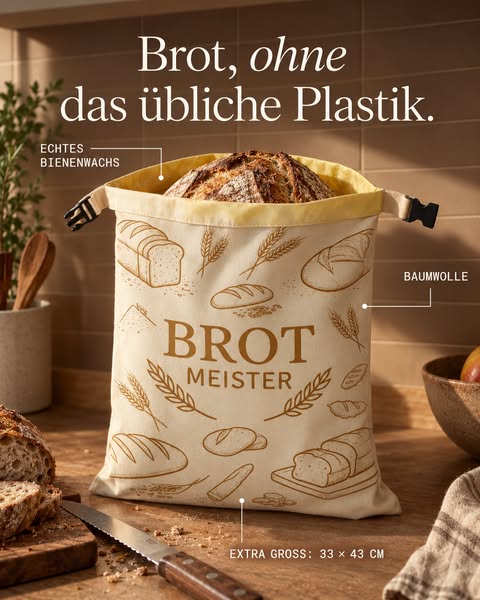 Bienenwachs statt Plastik.