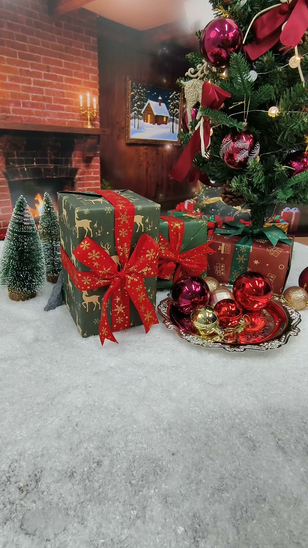 Adventskalender 2026 Lebkuchenhaus Mini-Klemmbaustein-Set mit Licht