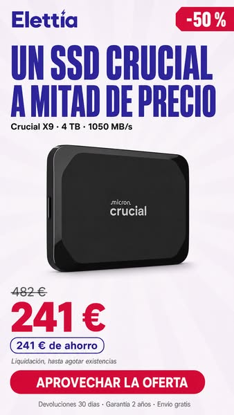 4 TB a mitad de precio