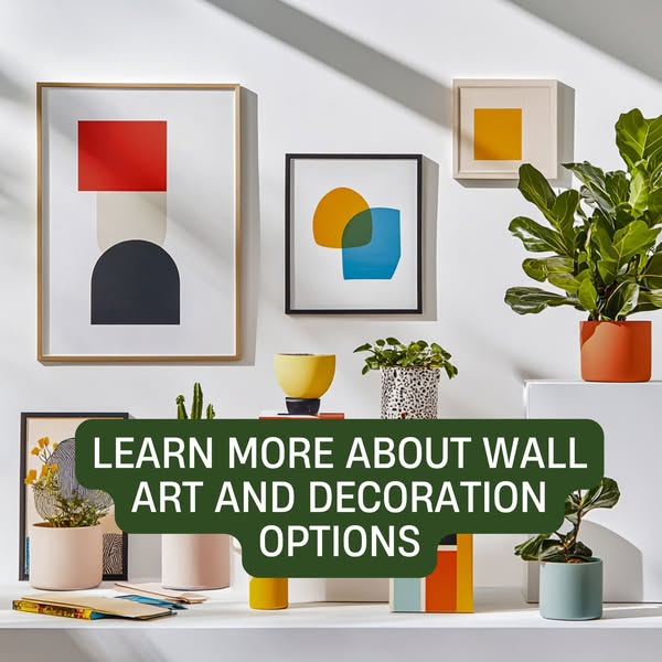 Learn more about wall art and decoration options