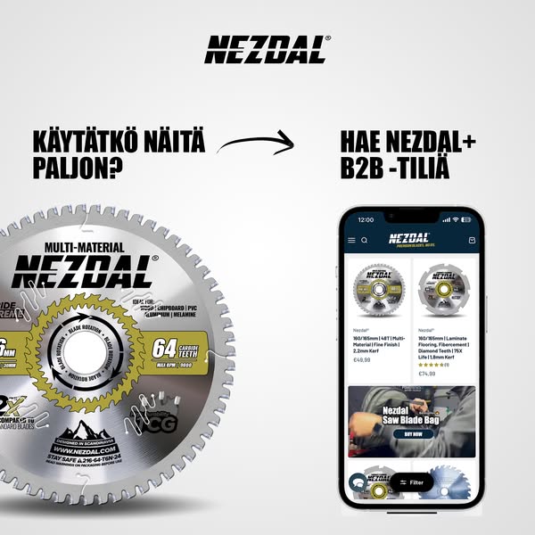 Nezdal®+ B2B | Sahanterät