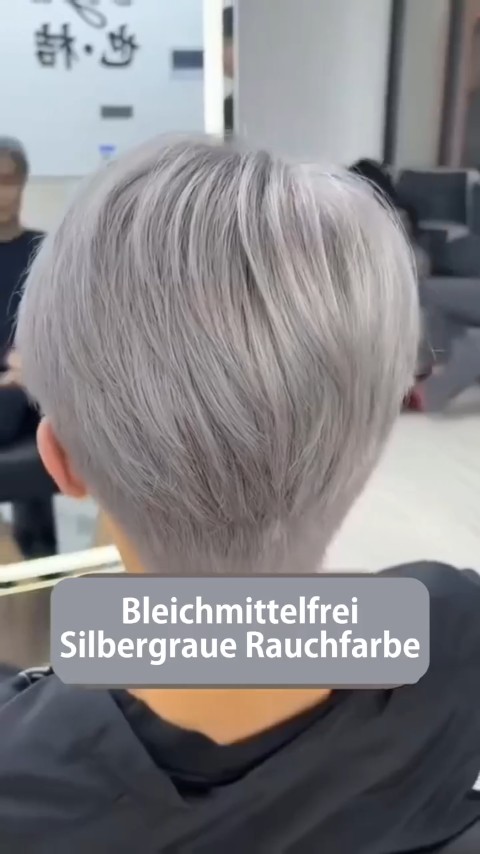 2-in-1-Silberhaarfarbe mit natürlichem Essenzextrakt