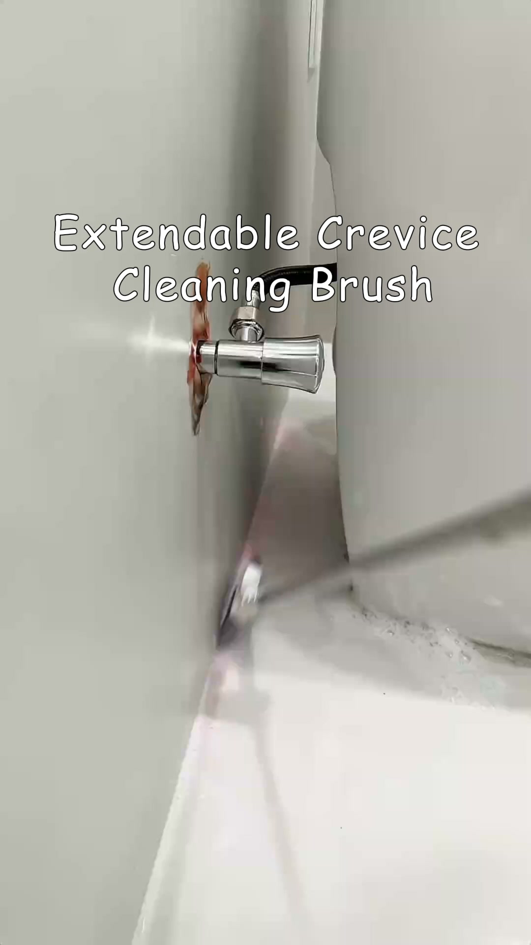 Extendable Crevice Cleaning Brush