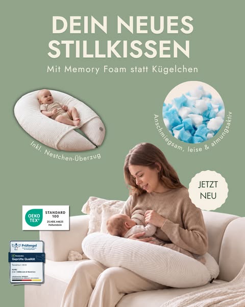 Dein neues Stillkissen mit Memory Foam