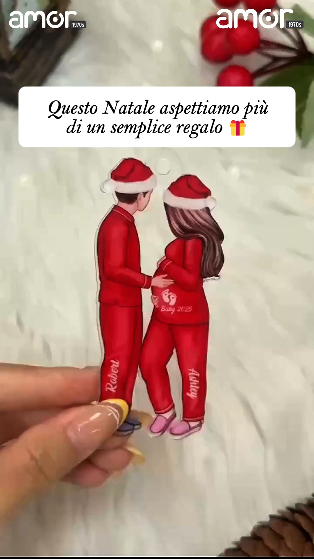 Decorazione Natalizia per Futuri Genitori