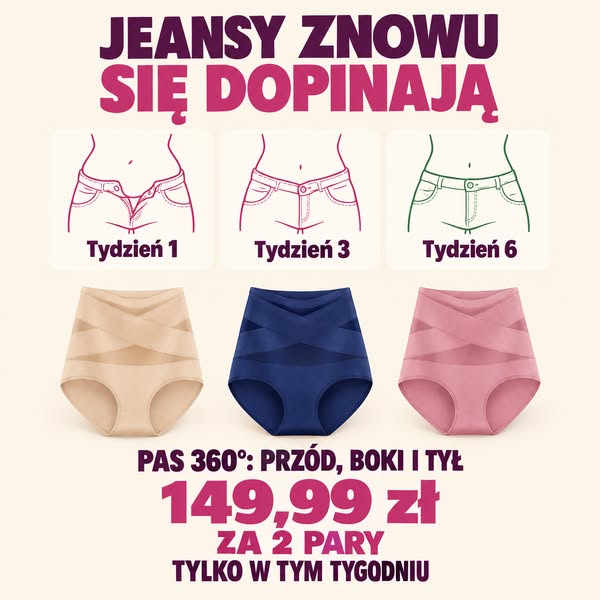 Jeansy znowu się dopinają
