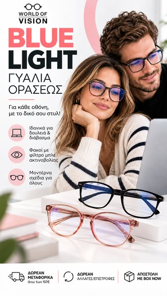 Blue Light Γυαλιά με Στυλ!