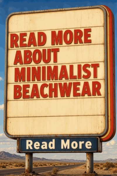Read more about minimalist beachwear