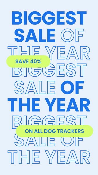 Top summer deal: 40% off dog trackers