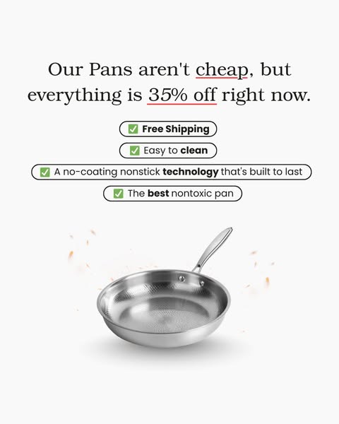 The #1Toxin-free Titanium Frying Pan