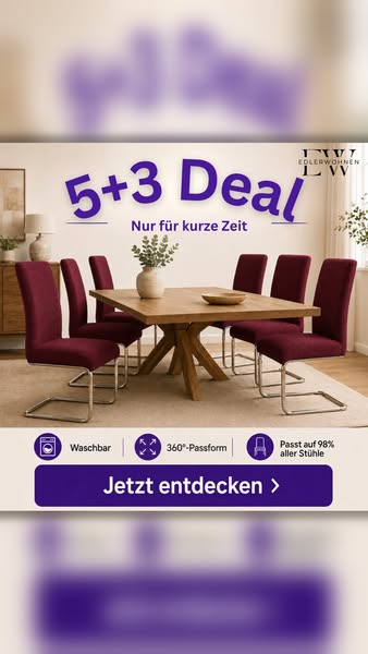 5 + 3 & Kostenloser Versand