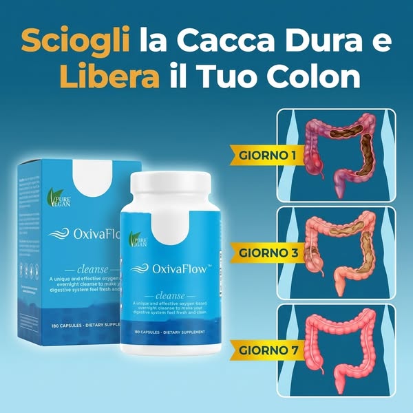 Rilassa il Colon e Ossigena la Cacca Dura per Farla Passare in Sole 16 Ore