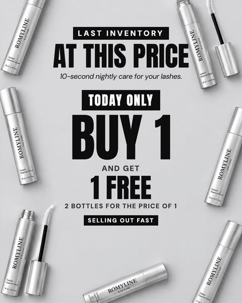 2 bottles for the price of 1 — today only