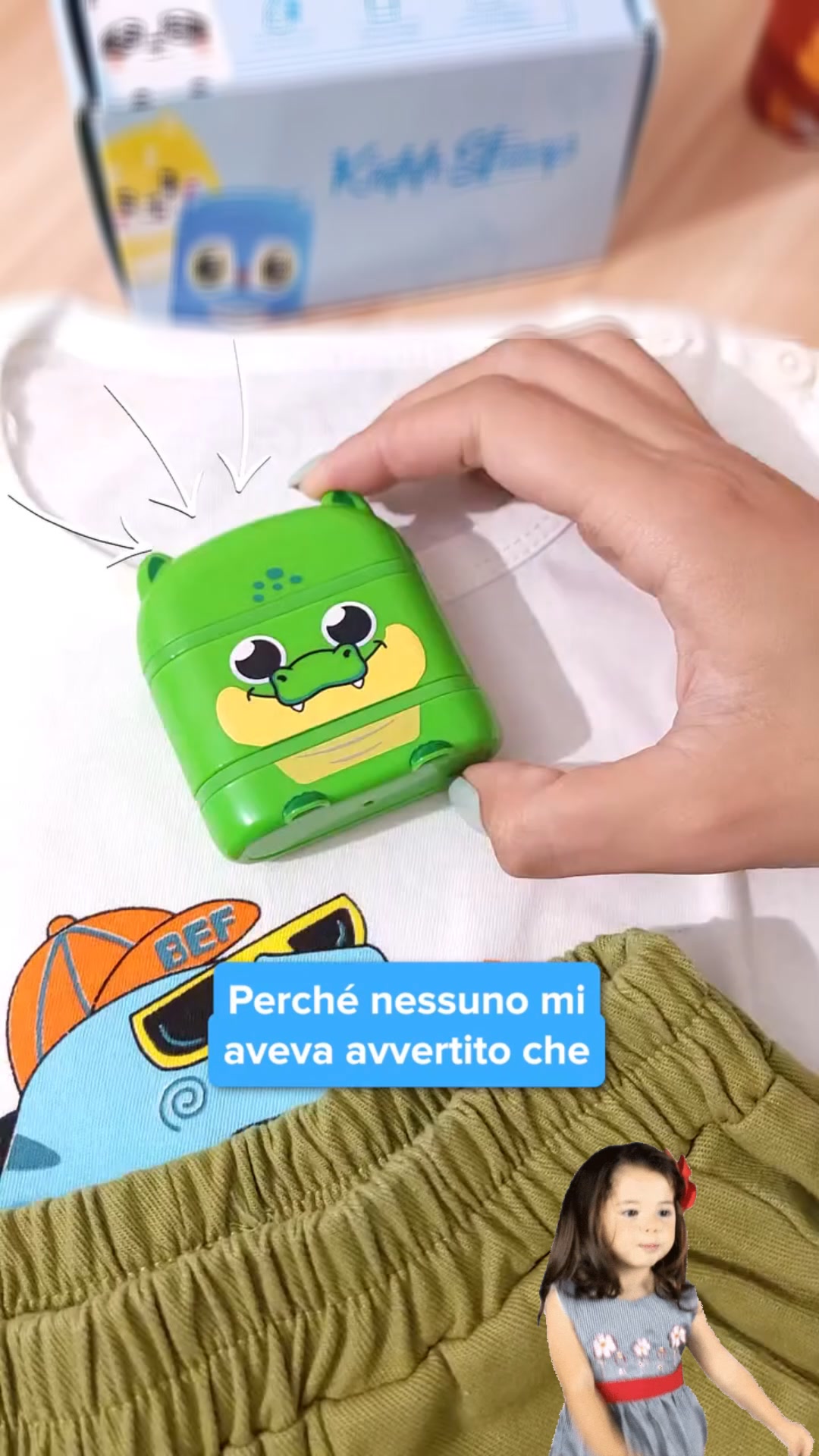 KidTimbro 2.0™ - Timbro con nome personalizzato - Inchiostro Bianco + Nero (NUOVO)
