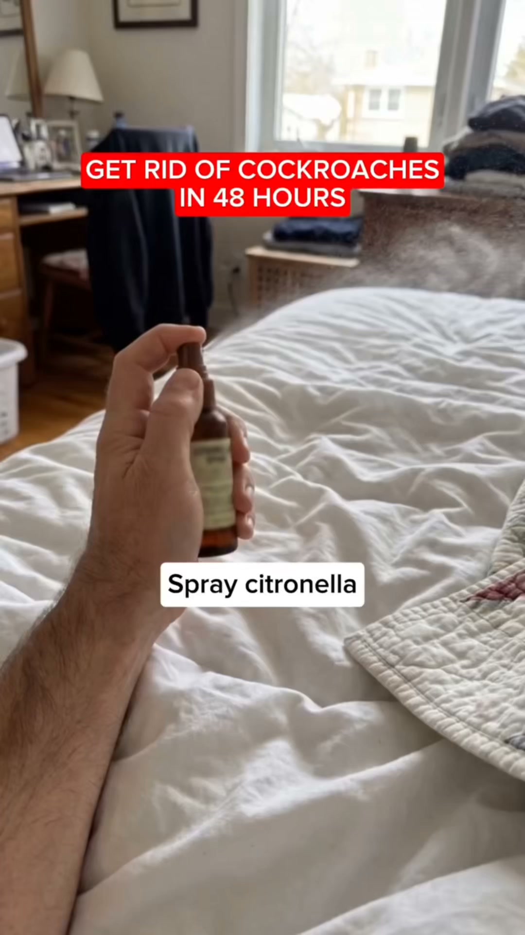 Spray. Wait. Say Goodbye to Roaches.