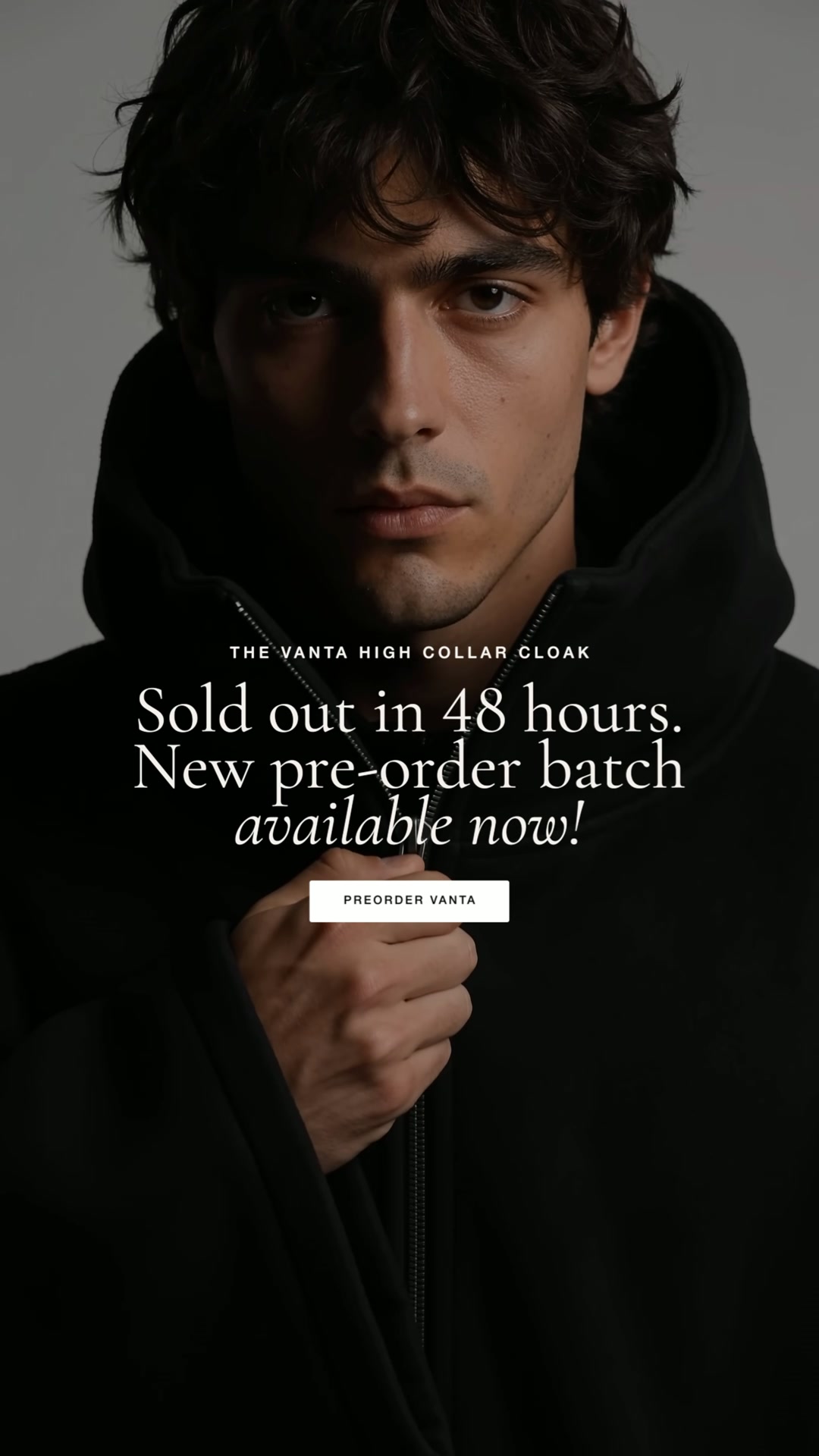 Meet Vanta: The High Collar Cloak Everyone’s Talking About