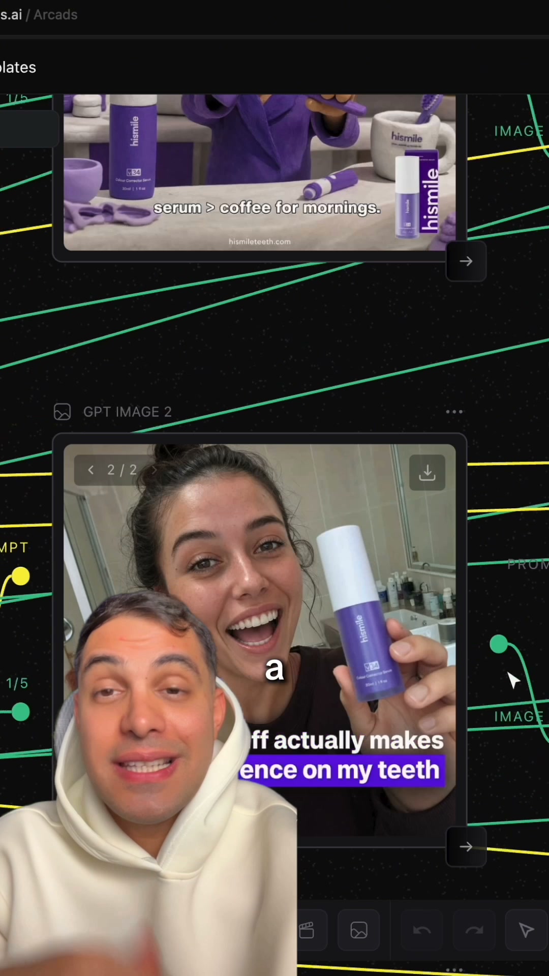 recreate all these ad concepts in 2min