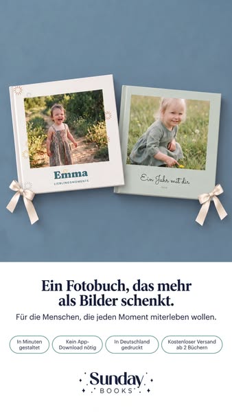 Ein Fotobuch voller Kindheit.