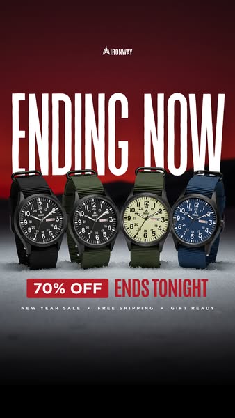 65% OFF Field Watches Built to Endure