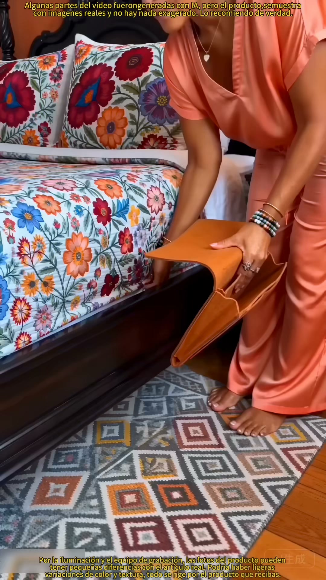 Organize Bedside Instantly! No-Tool Slide-In Storage Organizer