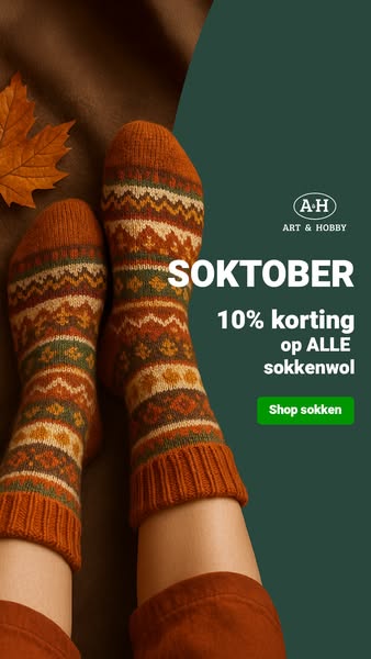 Soktober: 10% korting op sokkenwol!