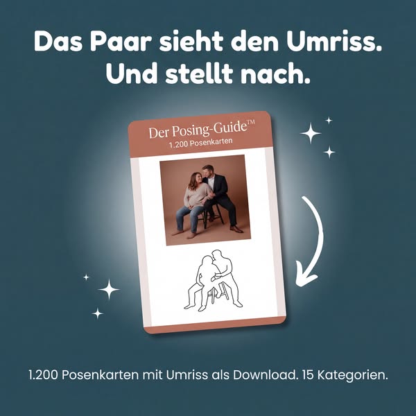 Der Umriss erklärt die Pose