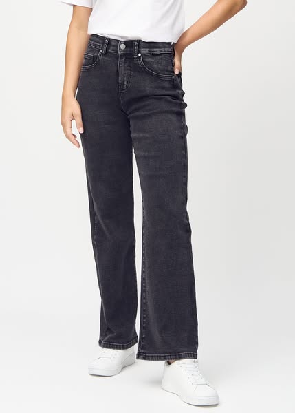 Shadows™ Loose Denim Jeans - Dark Gray - Women | Perfect Jeans - 3XS-5XL - Stretch Denim
