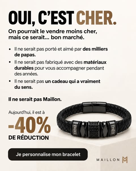 Le bracelet des papas