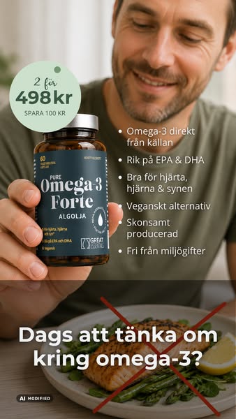 Dags att tänka om? Omega-3 direkt från källan