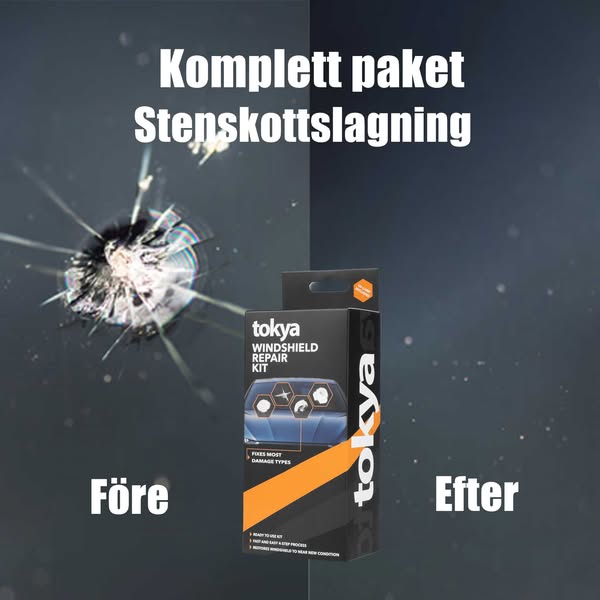 Stenskottslagning Tokya Windshield Repair Kit
