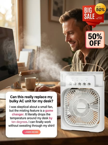 Portable Air Conditioner Fan