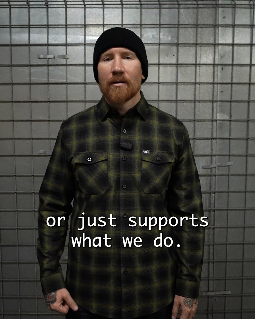 Anúncio de Volk Flannel