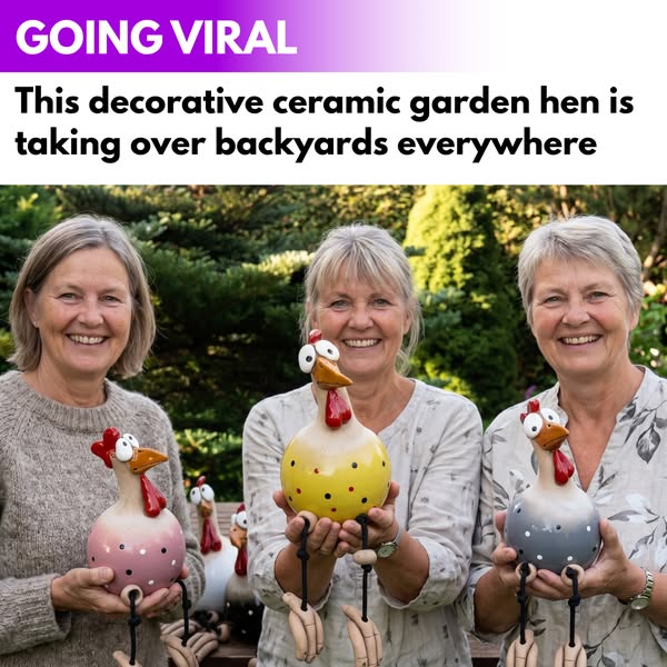 Your garden is missing one charming hen