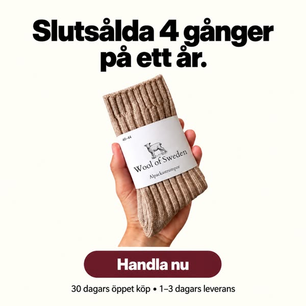 Beställ innan din storlek tar slut
