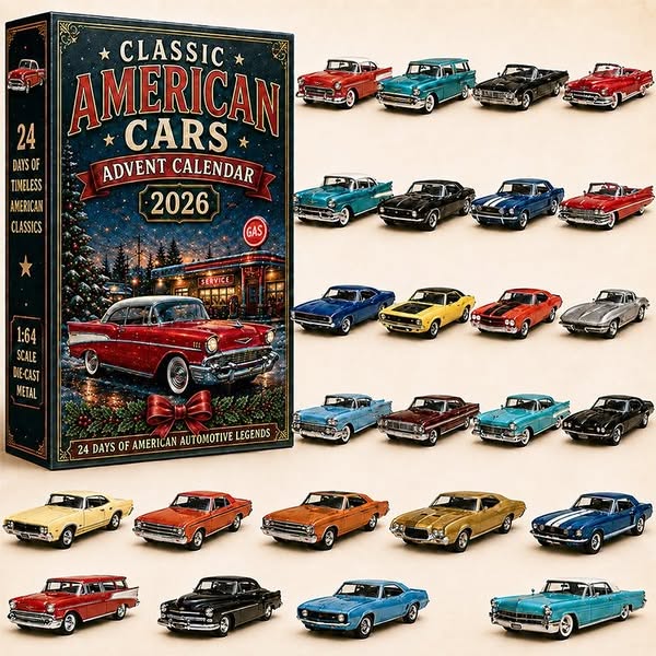 The creative behind it: 2026 Vehicle Advent Calendar Collection – 24 Days of Classic Machines, Trucks & Military Legends