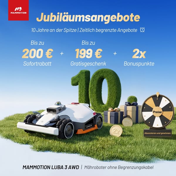 Mammotion 10-jähriges Jubiläum