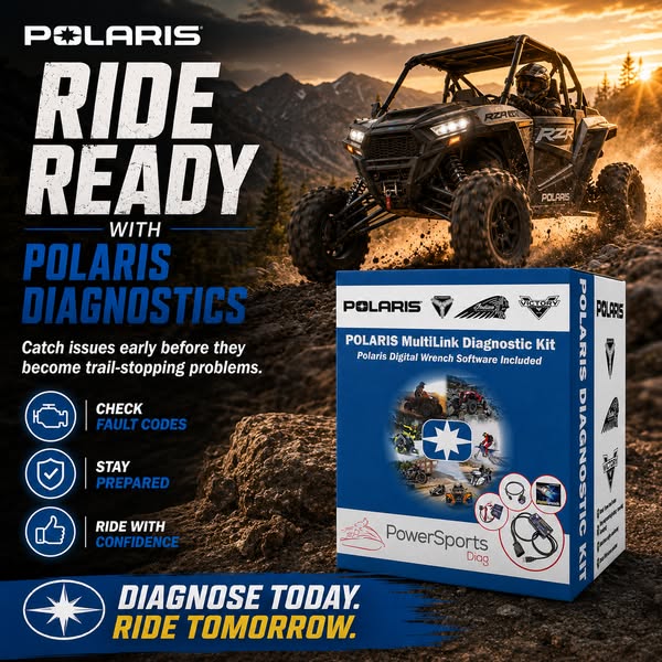 Diagnostic kit for Polaris vehicles