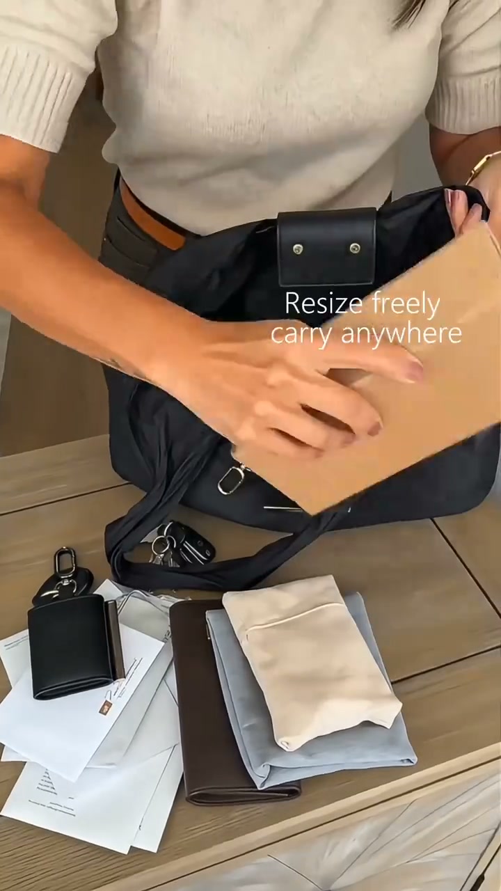 Foldable Keychain Storage Tote Bag