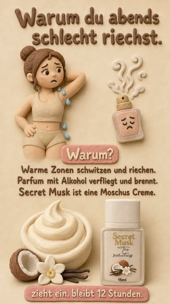 Gut riechen. Auch da unten.