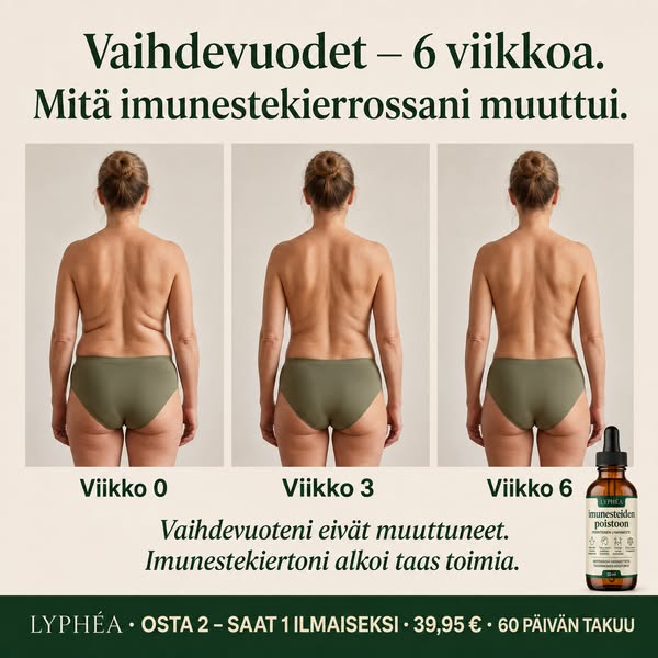 Kyllästynyt siihen, ettet enää tunnista itseäsi peilistä.