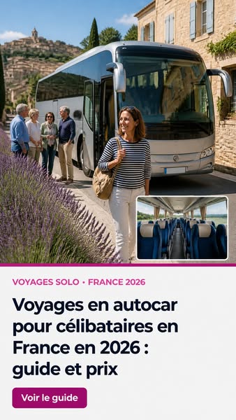 Voyages en autocar pour personnes seules
