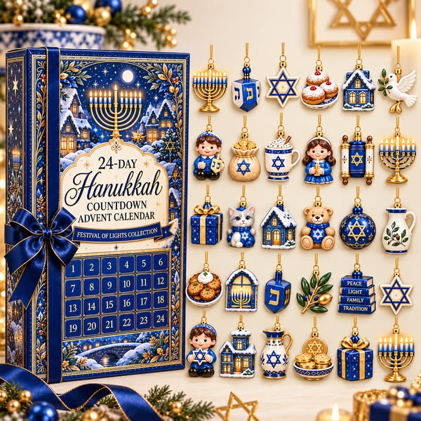 24 Little Ornament of Hanukkah Magic